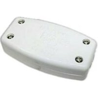 Pro Elec 13A In-Line Connector Box, 3 Terminal-White