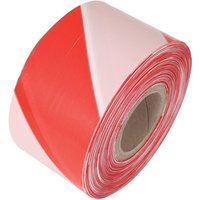 Hadley 75mm x 500M Barrier Tape Roll - Red/White