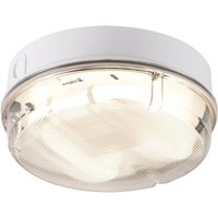 IP65 16W HF Round Bulkhead Prismatic Diffuser Base