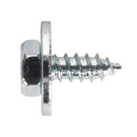 Sealey Acme Screw with Captive Washer #10 x 3/4" Zinc Pack of 100
