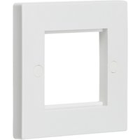 KnightsBridge White Modular Faceplate - 2G