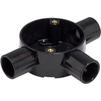 Greenbrook 20mm PVC Conduit Tee Box - Black