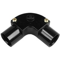 Greenbrook 20mm PVC Conduit Inspection Elbow - Black
