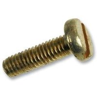 Zexum M4 Brass Pan Head Screw - 10 PACK - 12mm