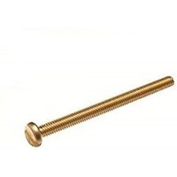 Zexum M4 Brass Pan Head Screw - 10 PACK - 50mm