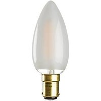 KnightsBridge 4W SBC LED Candle Bulb - Frosted