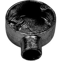 Zexum 20mm Black Galvanised Terminal Box