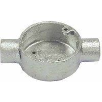 Zexum 20mm Galvanised Through Box