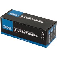 Draper PowerUP Ultra Alkaline AA Batteries (Pack of 40)