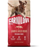 Carnilove Adult Dog Food 12KG – Grain-Free , Nutrient-Rich for All Breeds - Lamb & Wild Boar