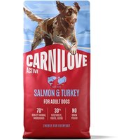Carnilove Adult Dog Food 12KG – Grain-Free , Nutrient-Rich for All Breeds - Salmon & Turkey