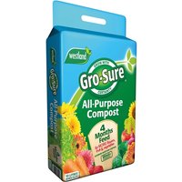 Gro-Sure All-Purpose Compost Pouch & 4 Month Feed - 10L