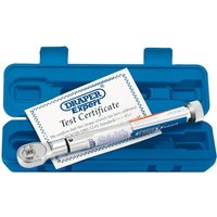 Draper Expert Precision Torque Wrench, 3/8" Sq. Dr., 5 - 22Nm