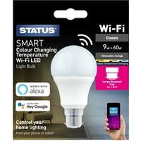 Smart 9w Pearl CCT LED Filament GLS Bulb BC