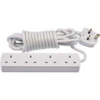 Draper 4 Way Extension Lead, 5m