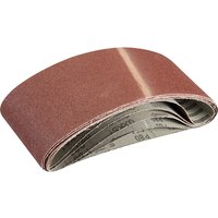 Silverline Sanding Belts 100 x 610mm 5pk - 80 Grit