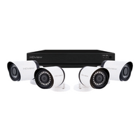 ESP 4 Channel Full HD 1TB CCTV System, 4 White Bullet Cameras