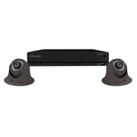 ESP 4 Channel Full HD 500GB CCTV System, 2 Grey Dome Cameras