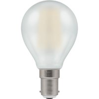 Crompton LED Round Filament Dimmable Pearl 5W 2700K SBC-B15d