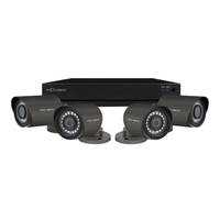 ESP 4 Channel Full HD 8TB CCTV System, 4 Grey Bullet Cameras