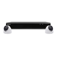 ESP 4 Channel CCTV System, 2 White Dome Cameras