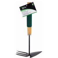 Green Blade Weeder With Cushion Grip Wooden Handle