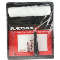 Blackspur 9" Paint Tray With Wool Type Roller