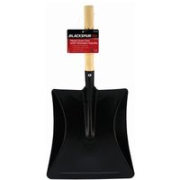 Blackspur Metal Dust Pan With Wooden Handle