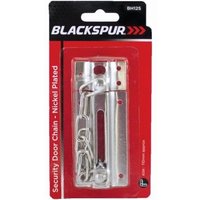 Blackspur Security Door Chain - Nickel Plated