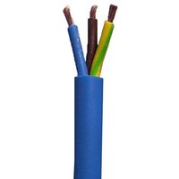 Zexum 1.5mm 3 Core Arctic Grade Flex Cable Blue Round 3183AG - 1 Meter