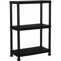 Blackspur 3 Tier Plastic Shelving Unit