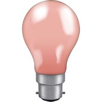 Crompton Colourglazed GLS 25W Pink BC-B22d