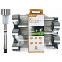 5Pc Solar Lights Stainless Steel