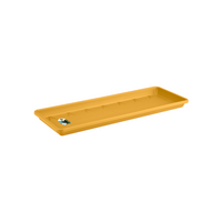 Elho Barcelona Trough Saucer 70cm - Honey Yellow