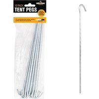 Milestone Pack of 10 Steel Tent Pegs