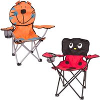 Milestone Kids Camping Chair - Assorted Ladybird or Tiger