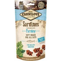 Carnilove Cat Semi Moist Snacks 50g - Sardines with Parsley