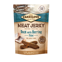 Carnilove Jerky Fillet Dog Treat 100g - Duck with Herring