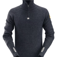 Snickers 1/2 Zip Wool Sweater - Navy - XL