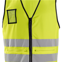 Snickers AllroundWork High-Vis Vest Class 2 - High Vis Yellow - S/M