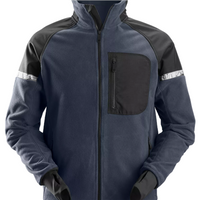 Snickers AllroundWork Windproof Fleece Jacket - Navy/Black - XXXL