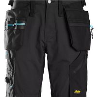 Snickers LiteWork 37.5® Work Shorts Holster Pockets - Black/Black - 56