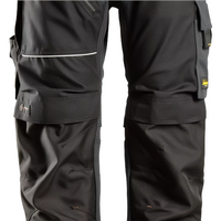 Snickers RuffWork Canvas+ Work Trousers+ - Steel Grey/Black - 256