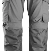 Snickers Service Trousers+ Knee Pockets - Grey/Grey - 116