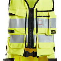 Snickers ProtecWork Vest, High-Vis Class 1 - High Vis Yellow - XXL