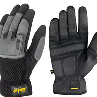 Snickers Power Core Gloves - Black/Rock Grey - 8