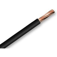 Zexum Black 2.5mm 7 Strand 24A Single Core 6491X (H07V-R) Round Power PVC Insulated Conduit Wire - 1 Meter