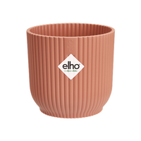 Elho Vibes Fold 7cm Mini Round Plastic Indoor Plant Pot - Delicate Pink