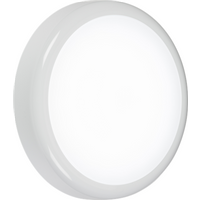 KnightsBridge 230V IP65 9W CCT Adjustable LED Bulkhead with Emergency & Sensor
