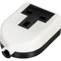 Zexum 1G 13A Rubber Trailing Socket, White